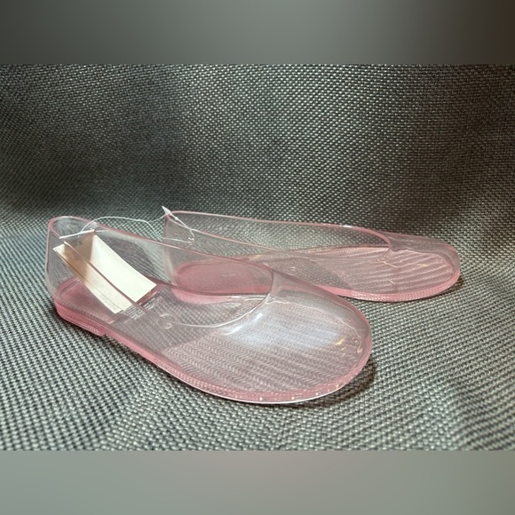 GAP KIDS pink ballet flat jelly shoe slip on flat dress play shoes. NWT. Size 13 - Picture 7 of 15